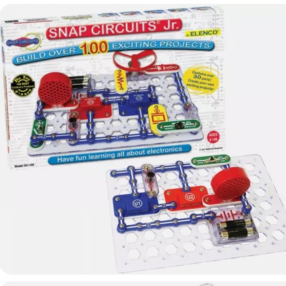 snap circuits Other - New Snap Circuits Junior SC-100 Electronic Project Kit